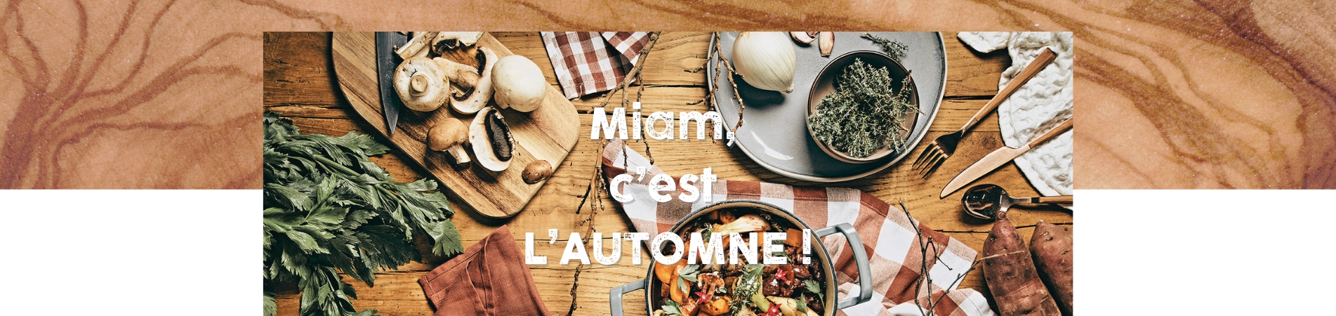 Bannière recettes automne