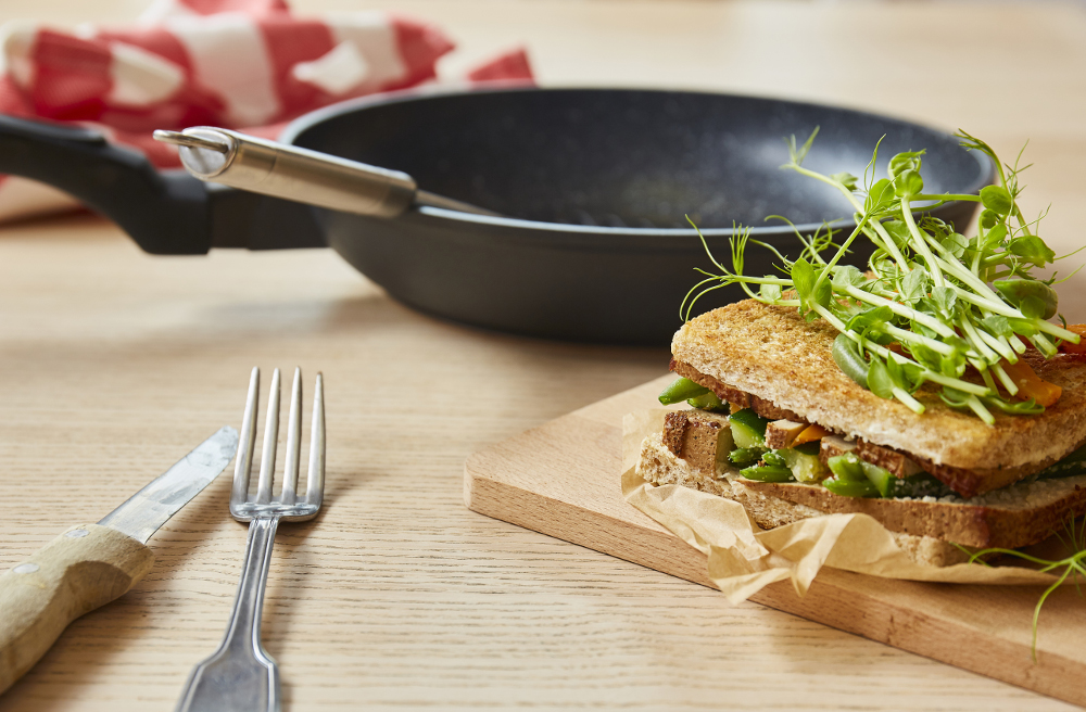 SITRAM recipe for Croque-monsieur with tofu and vegetables