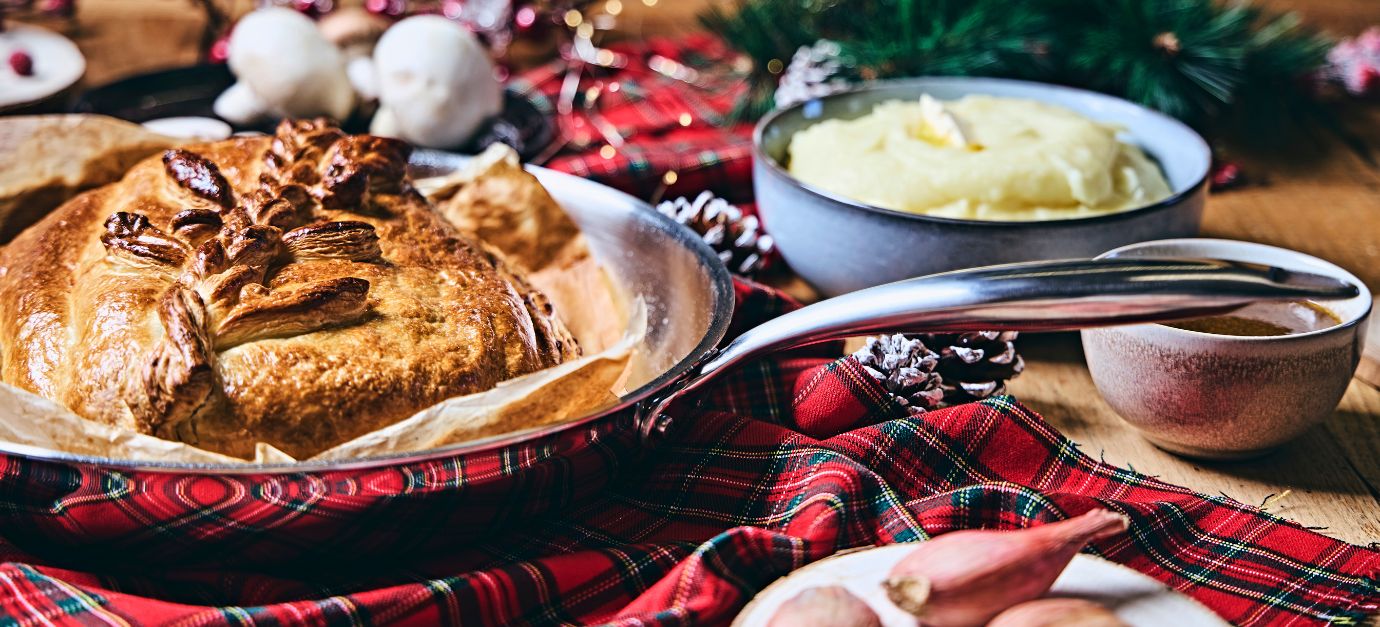 Rôti de bœuf en croûte feuilletée avec farce