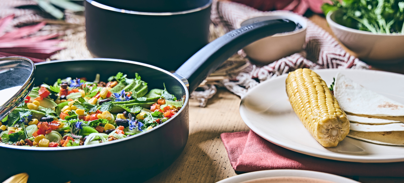 SITRAM recette Chili con carne ou sin carne au maïs et haricots noirs